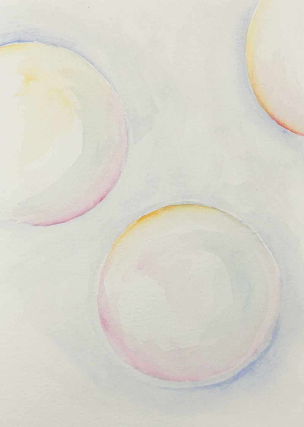 Watercolor Print- My Bubbles 2