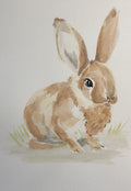 Watercolor Print- Bunny 1