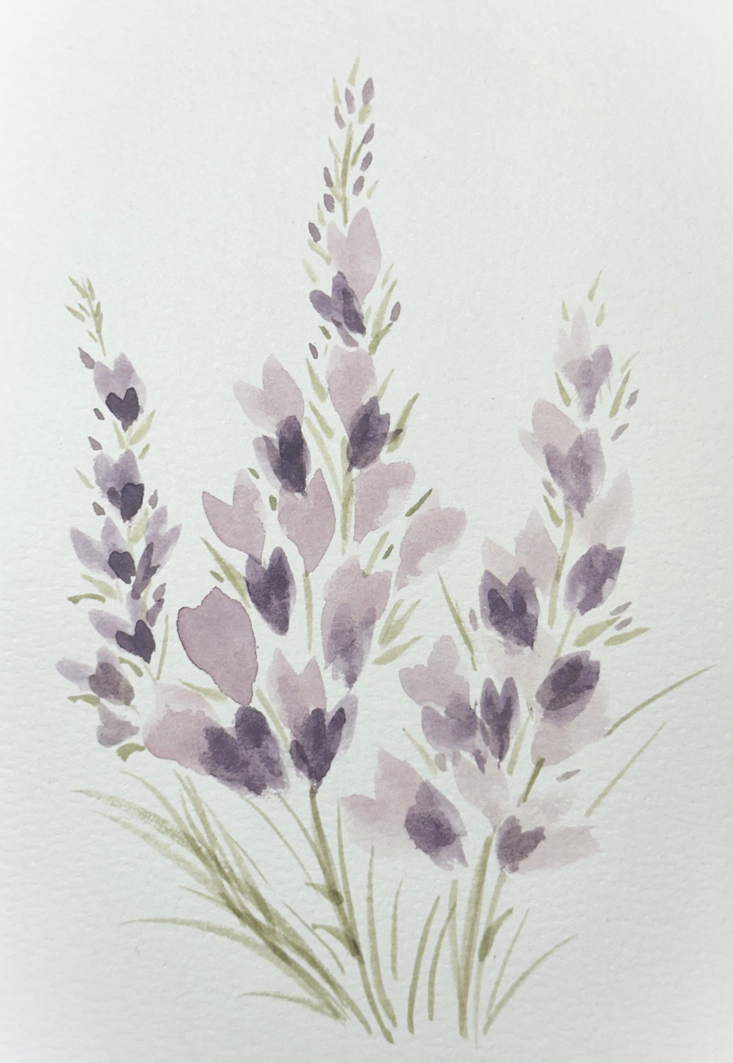 Watercolor Print- Lavender 2